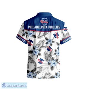Philadelphia Phillies Tropical Floral Logo Hawaiian Shirt Product Photo 3