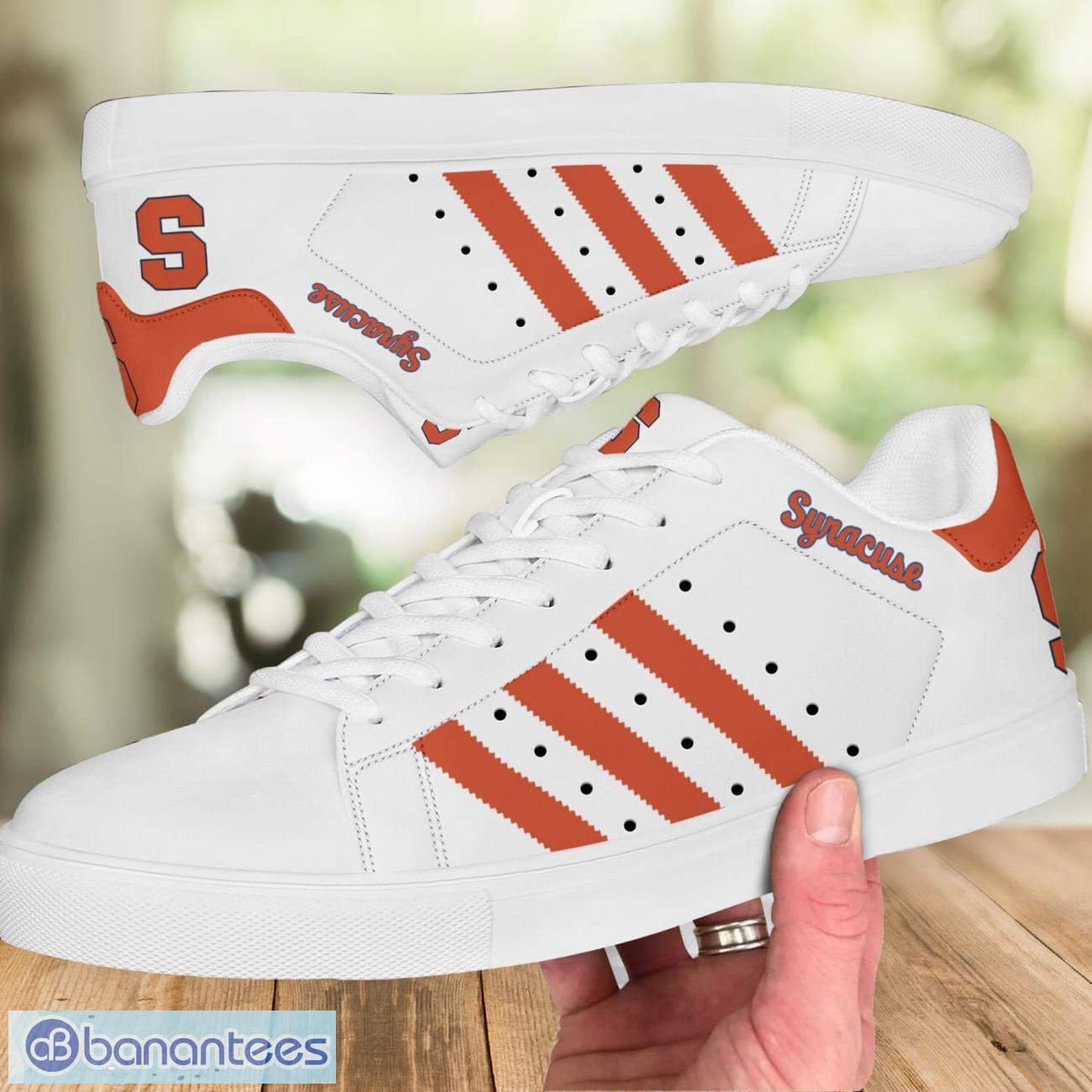 syracuse orange football low top skate shoes for fans gift ideas shoes 1 image Syracuse Orange Football Low Top Skate Shoes For Fans Gift Ideas Shoes Product Photo 2