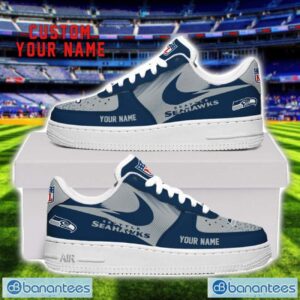 Seattle Seahawks Custom Name Air Force Shoes Sneakers For Men Women Gift Product Photo 1