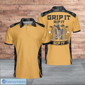 Grip It Rip It Sip It Golf Light Style For Men Polo Shirt Product Photo 1
