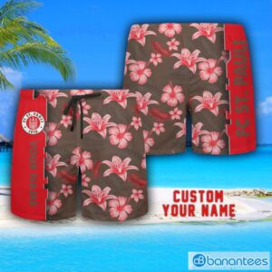 FC St. Pauli Tropical Combo Hawaiian Shirt And Shorts Personalized Name For Fans Product Photo 3