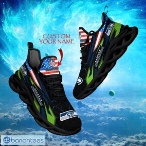 NFL Seattle Seahawks Design For Fans Loves Custom Your Name Max Soul Shoes Product Photo 1