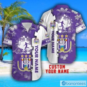 R.S.C. Anderlecht Tropical Combo Hawaiian Shirt And Shorts Personalized Name For Fans Product Photo 2