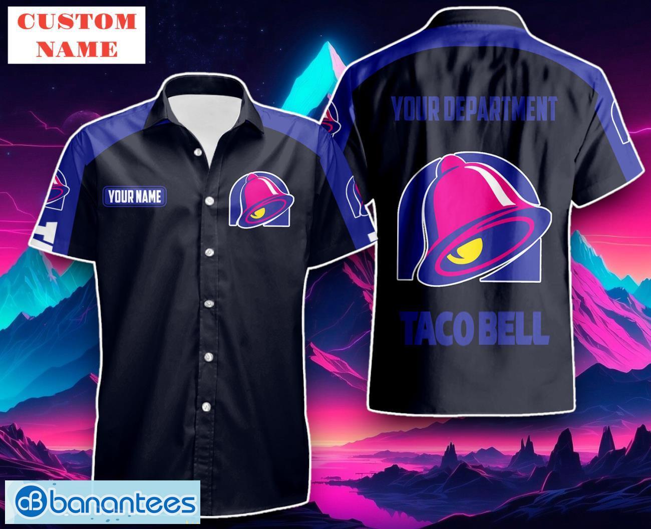 Taco Bell Hawaiian Shirt Custom Name Edition Love For Famous Brand Product Photo 1