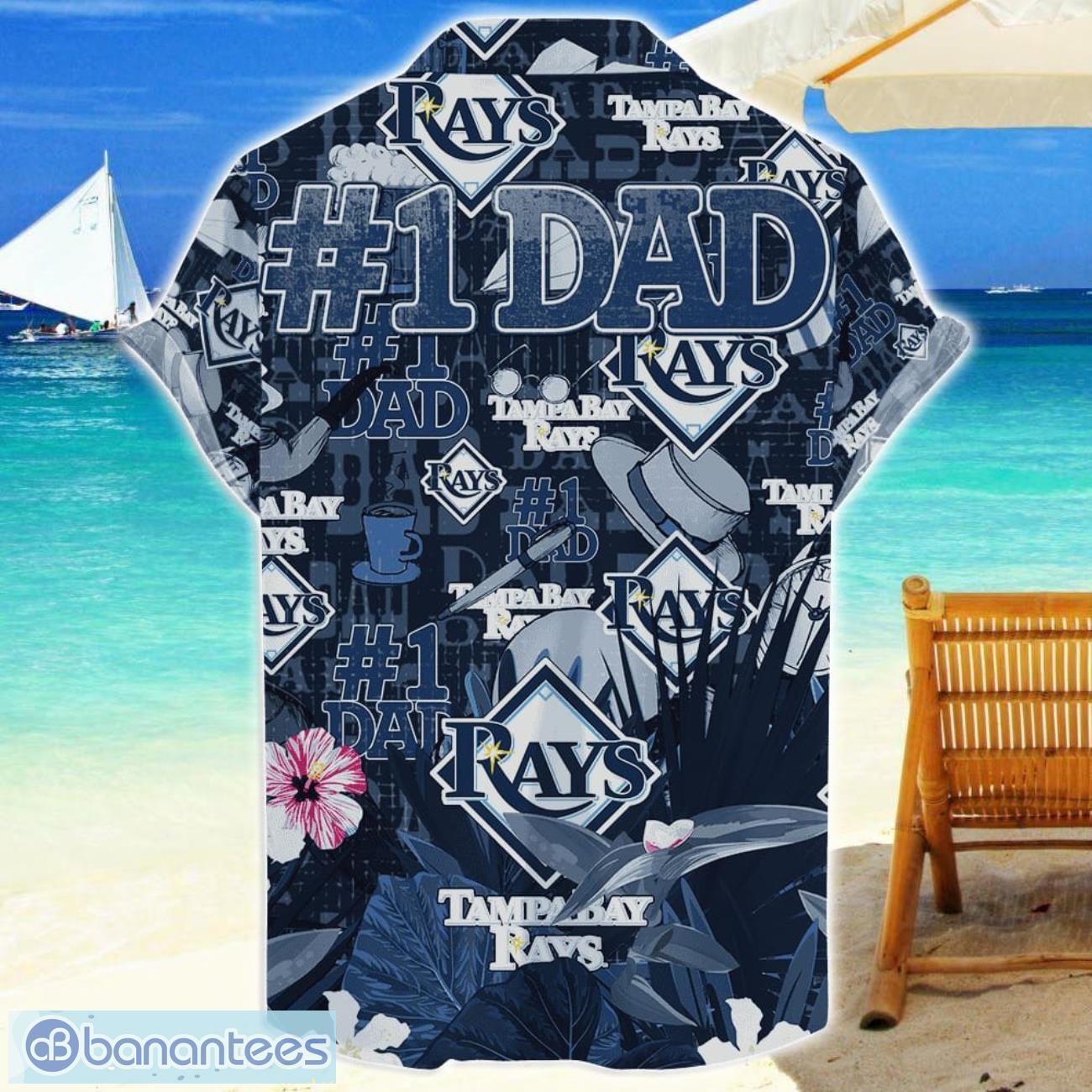 tampa bay rays hawaiian shirt fathers day gift for dad grandpa mlb team 1 image Tampa Bay Rays Hawaiian Shirt Father’s Day Gift For Dad Grandpa MLB Team Product Photo 2