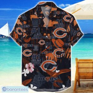 Chicago Bears Hawaiian Shirt Father’s Day Gift For Dad Grandpa NFL Team Product Photo 1