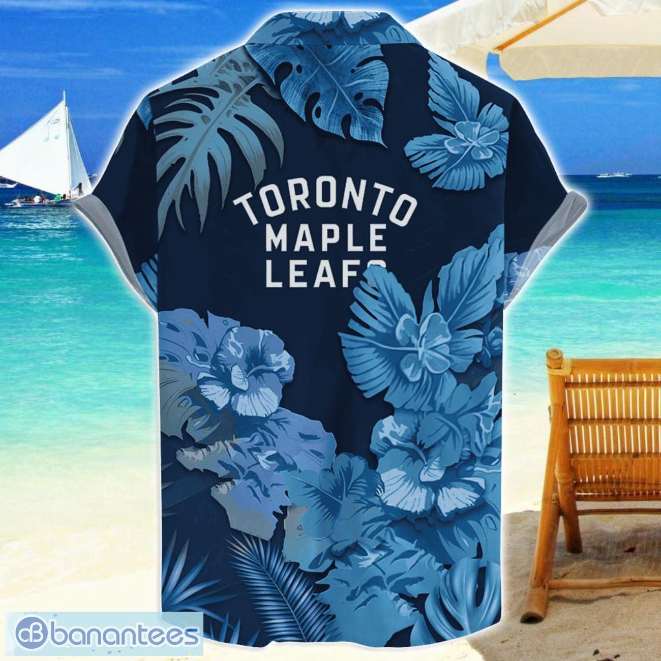 toronto maple leafs skull flower hawaiian shirt nhl halloween gift for sports fans 1 image Toronto Maple Leafs Skull Flower Hawaiian Shirt NHL Halloween Gift For Sports Fans Product Photo 2