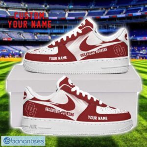 Oklahoma Sooners Air Force Shoes Sneakers For Men Women Gift Custom Name Product Photo 1