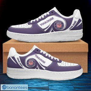FC Toulouse Air Force Sneakers Personalized Name Gift Ideas For Fans Product Photo 2