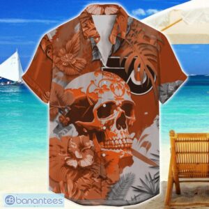 Philadelphia Flyers Skull Flower Hawaiian Shirt NHL Halloween Gift For Sports Fans Product Photo 1