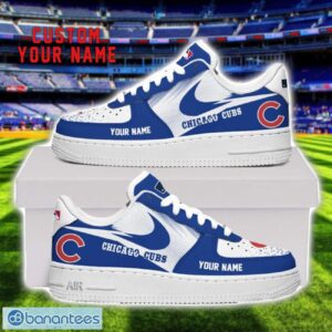 Chicago Cubs Air Force Shoes Sneakers For Men Women Gift Custom Name Product Photo 1