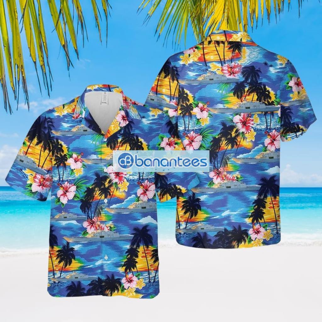 Us Navy Uss Milwaukee (Lcs-5) Tropical Hawaiian Shirt Hip Summer Trends For Men And Women Product Photo 1