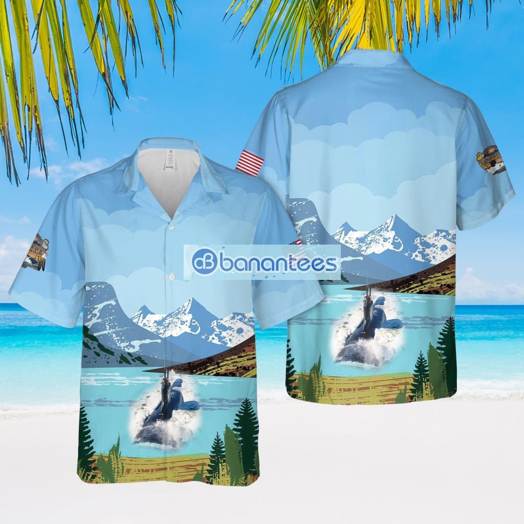 Us Navy Uss Montana (Ssn-794) Tropical Hawaiian Shirt Hip Summer Trends For Men And Women Product Photo 1