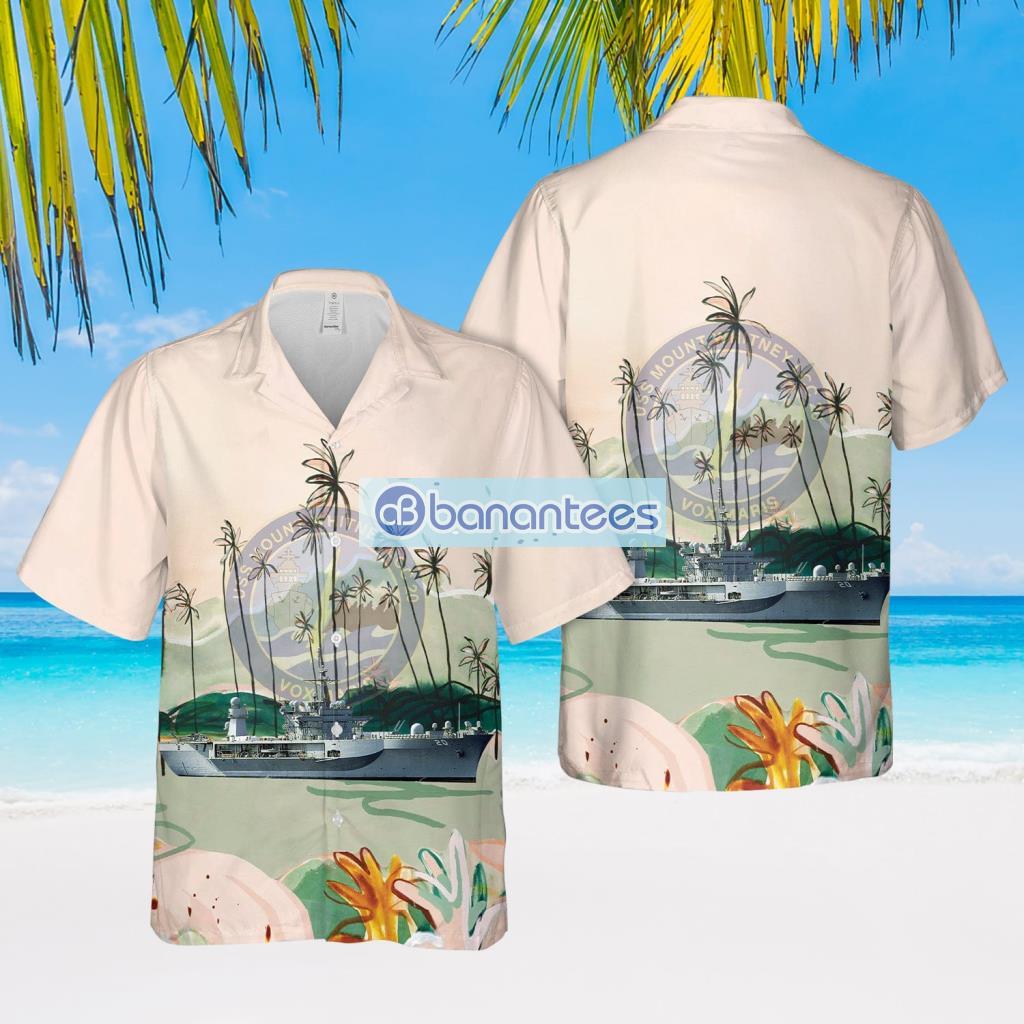 Us Navy Uss Mount Whitney (Lccjcc 20) Tropical Hawaiian Shirt Hip Summer Trends For Men And Women Product Photo 1
