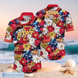 NCAA Lowa State Cyclones Design Logo Gift For Fan Independence Day Hawaii Shirt Full Over Print Product Photo 1