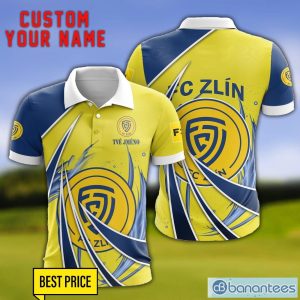 FC Zlin Personalized Name 3D Polo Shirt Gift For Sport Golf Lover Product Photo 1