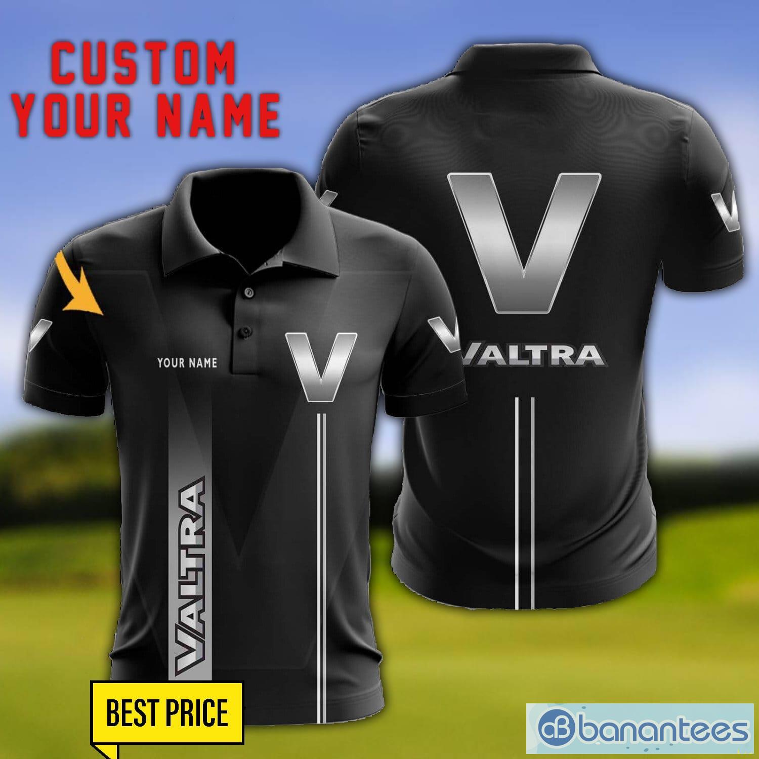 valtra 3d polo shirt personalized name for fans black polo shirt image Valtra 3D Polo Shirt Personalized Name For Fans Black Polo Shirt Product Photo 1