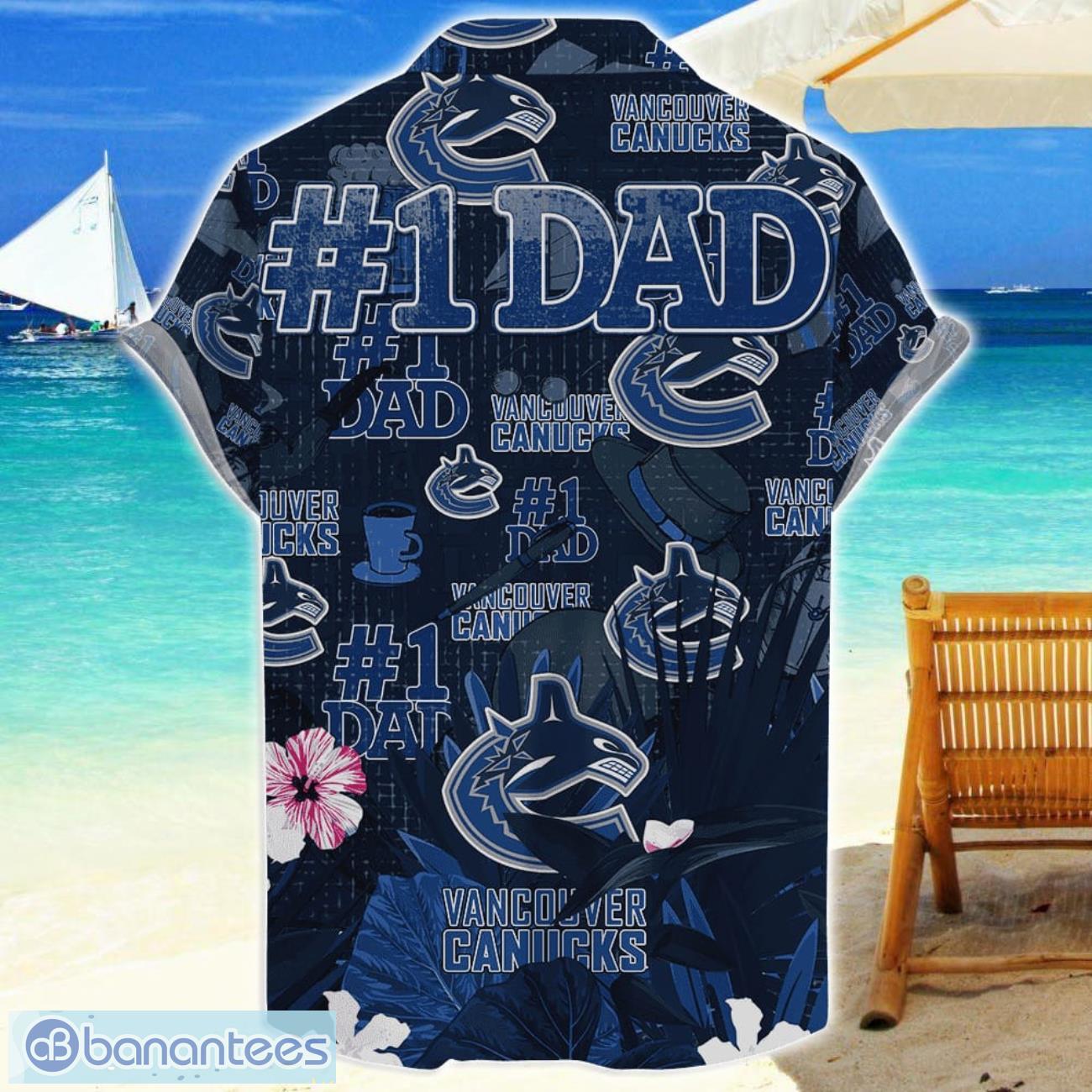 vancouver canucks hawaiian shirt fathers day gift for dad grandpa nhl team 1 image Vancouver Canucks Hawaiian Shirt Father’s Day Gift For Dad Grandpa NHL Team Product Photo 2