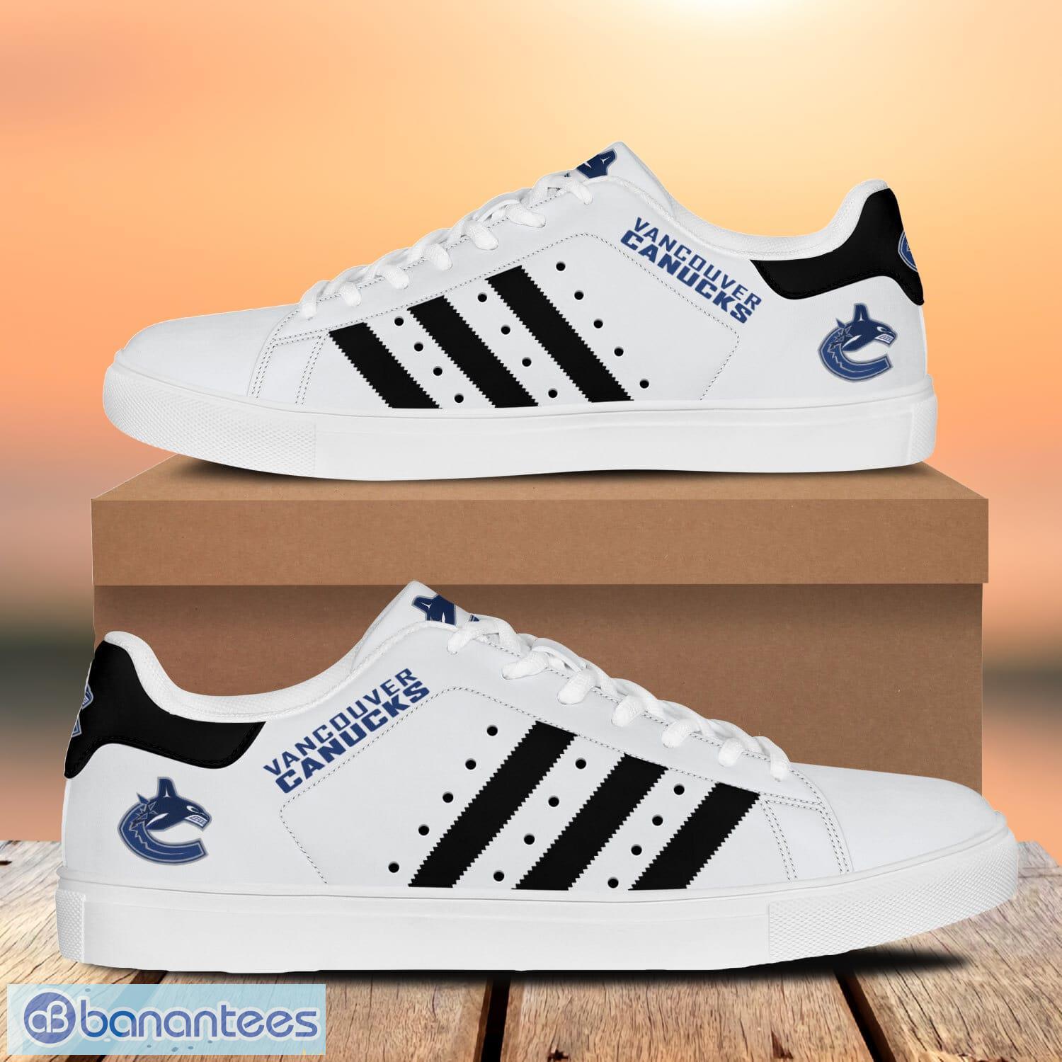 vancouver canucks low top skate shoes fans gift men women shoes image Vancouver Canucks Low Top Skate Shoes Fans Gift Men Women Shoes Product Photo 1