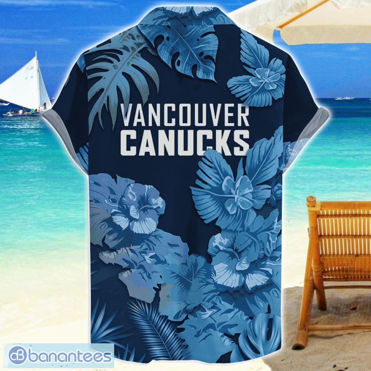 vancouver canucks skull flower hawaiian shirt nhl halloween gift for sports fans 1 image Vancouver Canucks Skull Flower Hawaiian Shirt NHL Halloween Gift For Sports Fans Product Photo 2