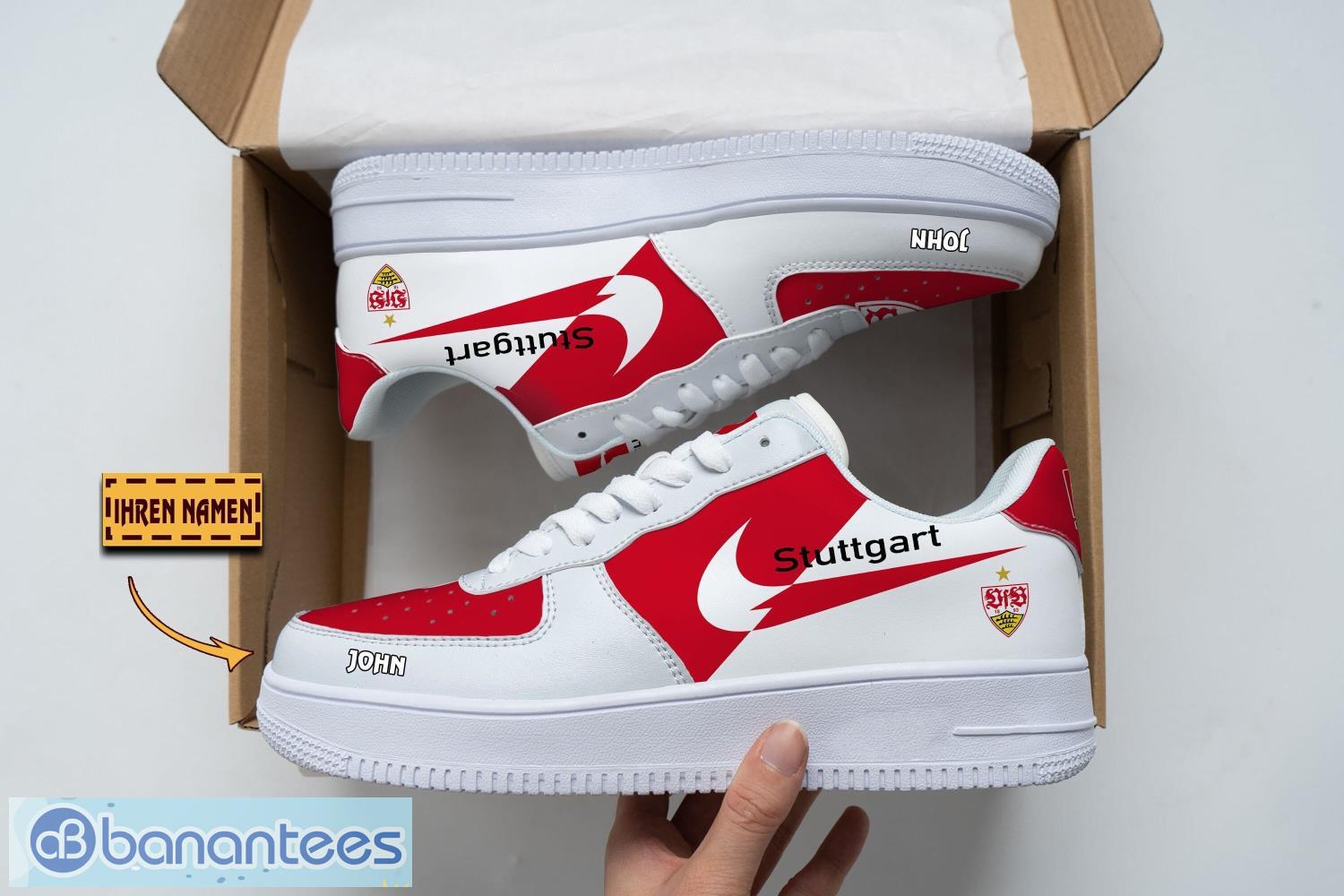 vfb stuttgart air force shoes custom name gift for fans af1 sneakers image VfB Stuttgart Air Force Shoes Custom Name Gift For Fans AF1 Sneakers Product Photo 1