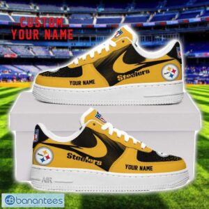 Pittsburgh Steelers Custom Name Air Force Shoes Sneakers For Men Women Gift Product Photo 1