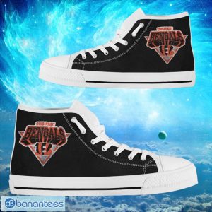 Cincinnati Bengals Custom Simple Logo High Top Shoes Product Photo 2