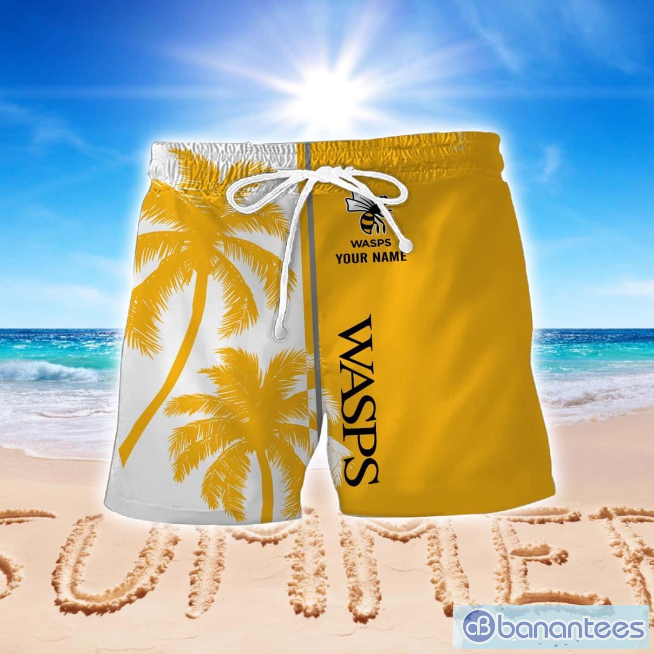 wasps rfc 3d hawaiian shirt and shorts for men and women beach gift cconut pattern custom name 1 image Wasps RFC 3D Hawaiian Shirt And Shorts For Men And Women Beach Gift Cconut Pattern Custom Name Product Photo 2