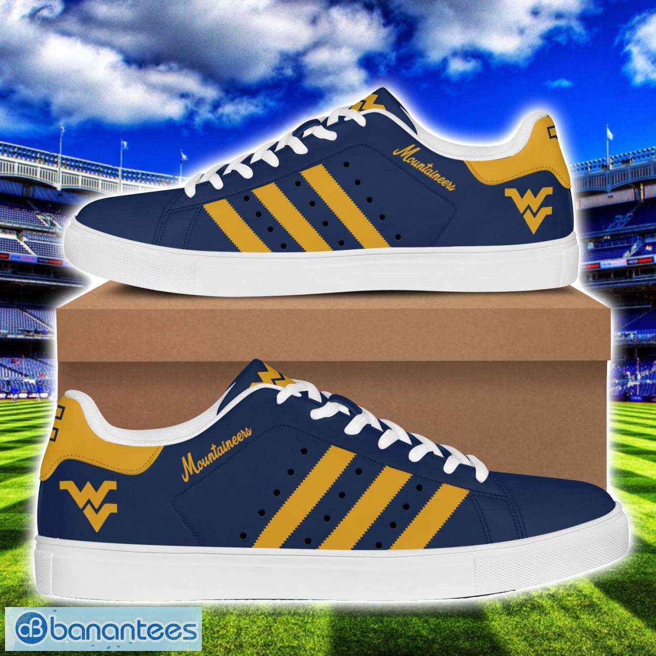 west virginia mountaineers football low top skate shoes fans sneakers men women gift image West Virginia Mountaineers Football Low Top Skate Shoes Fans Sneakers Men Women Gift Product Photo 1