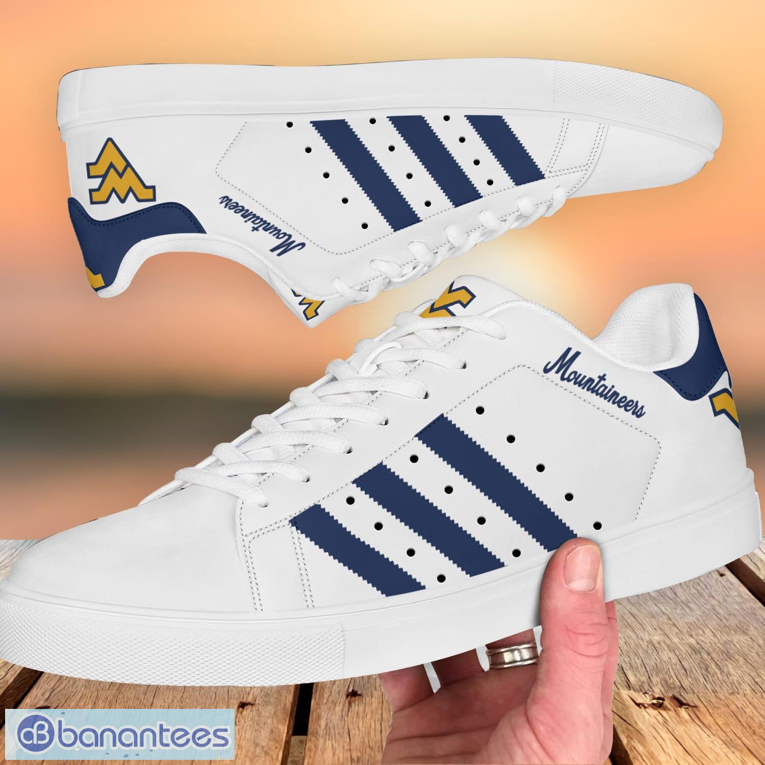 west virginia mountaineers low top skate shoes fans gift men women shoes 1 image West Virginia Mountaineers Low Top Skate Shoes Fans Gift Men Women Shoes Product Photo 2
