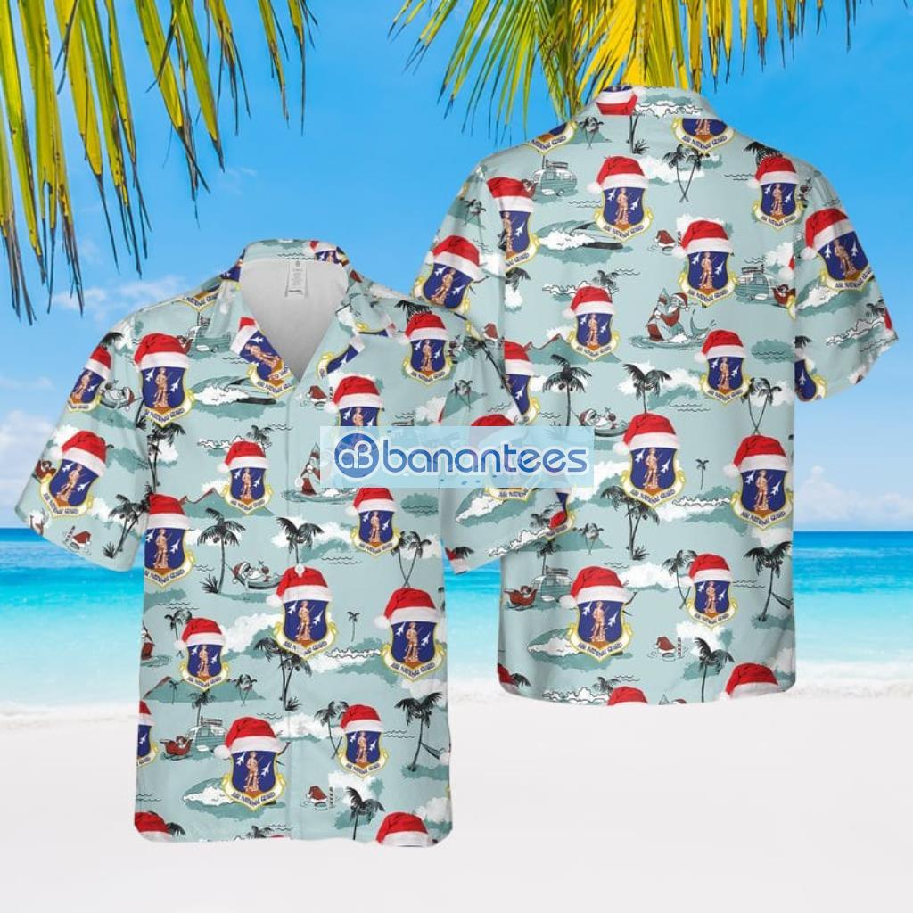 wisconsin air national guard christmas tropical hawaiian shirt hip summer trends for men and women image Wisconsin Air National Guard Christmas Tropical Hawaiian Shirt Hip Summer Trends For Men And Women Product Photo 1