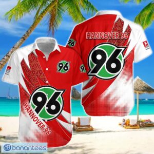 Hannover 96 Team Logo 3D Hawaiian Shirt For Fans Product Photo 1