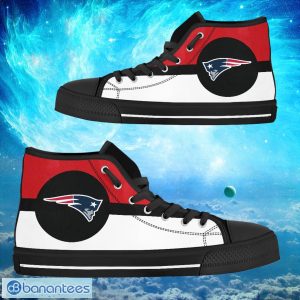 New England Patriots Bright Colours Logo High Top Shoes Product Photo 1