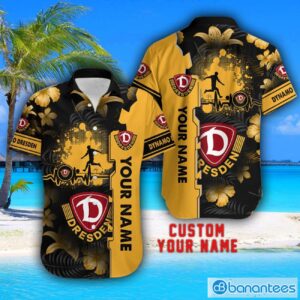 Dynamo Dresden Tropical Combo Hawaiian Shirt And Shorts Personalized Name For Fans Product Photo 2