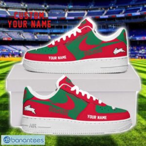 South Sydney Rabbitohs Air Force Shoes Sneakers For Men Women Gift Custom Name Product Photo 1