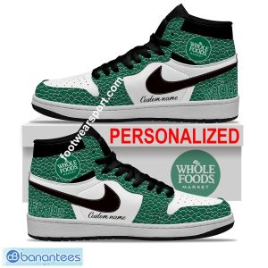 Whole Foods Market Air Jordan Hightop Shoes Personalized Crocodile Skin Pattern For Big Fans - Whole Foods Market Air Jordan Hightop Shoes Personalized Design 2