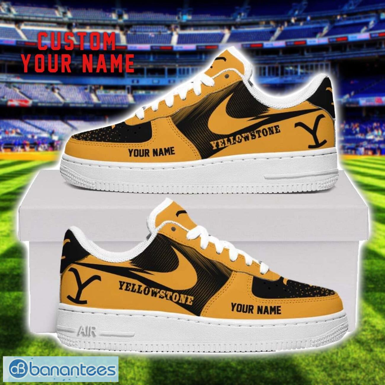 yellowstone air force shoes sneakers for men women gift custom name image Yellowstone Air Force Shoes Sneakers For Men Women Gift Custom Name Product Photo 1