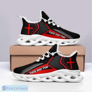 Jesus Faith Over Fear Clunky Max Soul Shoes Men And Women Running Sneakers Product Photo 2