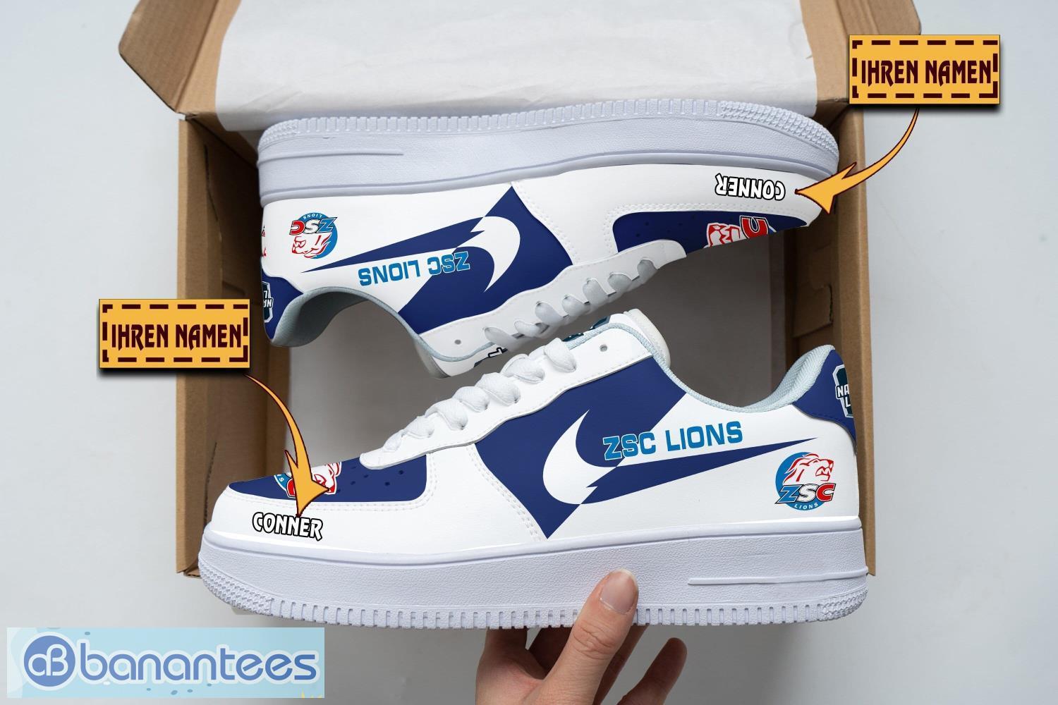 zsc lions air force shoes custom name gift for fans af1 sneakers image ZSC Lions Air Force Shoes Custom Name Gift For Fans AF1 Sneakers Product Photo 1