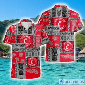 Cincinnati Bearcats Hawaiian Tiki Vintage Patterns Hawaiian Shirt Summer Gift Product Photo 1