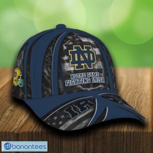 Notre Dame Fighting Irish USA Flag Patriotic Cap & Hat Print Independence Day For Fans - Notre Dame Fighting Irish USA Flag Patriotic Cap_1