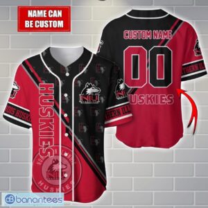NCAA Northern Illinois Huskies Custom Name And Number Sport Baseball Jersey Shirt Product Photo 1