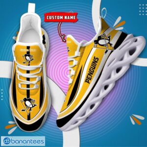 NHL Pittsburgh Penguins Sneakers Clunky Max Soul Shoes Men Women Team Shoes Product Photo 1