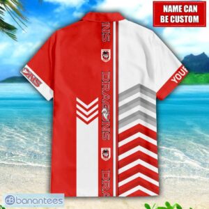 Custom Name St. George Illawarra Dragons NRL Hawaiian Shirt Gift Ideas For Summer Product Photo 2