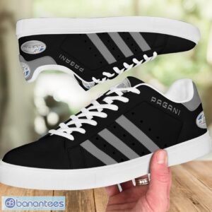 Pagani Automobili Low Top Skate Shoes Vintage Striped Shoes Gift For Men And Women Product Photo 2