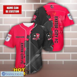 Exeter City Personalized Name 3D Baseball Jersey Shirt Product Photo 1