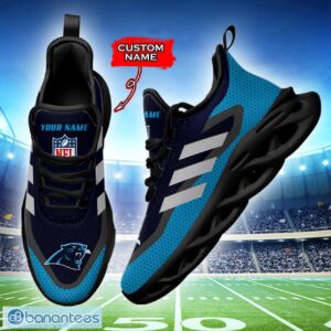 Carolina Panthers NFL Max Soul Shoes Sneakers Custom Name Big Striped Sneakers For Fans Product Photo 3