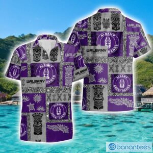 Albany Great Danes Hawaiian Tiki Vintage Patterns Hawaiian Shirt Summer Gift Product Photo 1