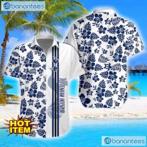 Tottenham Hotspur F.C Turtle Flower Pattern Aloha Hawaiian Shirt And Shorts Beach Set For Men And Women Product Photo 1