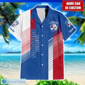Western Bulldogs AFL Custom Name Hawaiian Shirt For Men And Women Beach Gift Product Photo 1